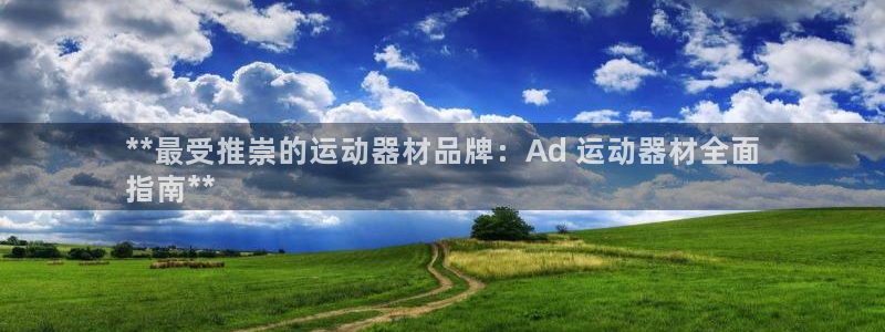 意昂3神州：**最受推崇的运动器材品牌：Ad 运动器