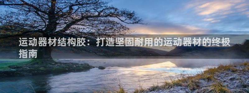 意昂3娱乐：运动器材结构胶：打造坚固耐用的运动器材的