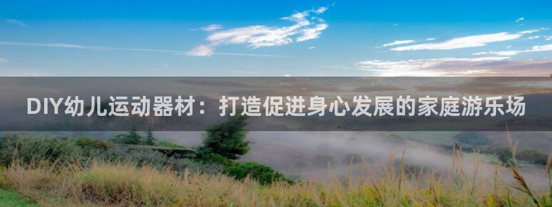 意昂体育3平台是正规平台吗知乎：DIY幼儿运动器材：