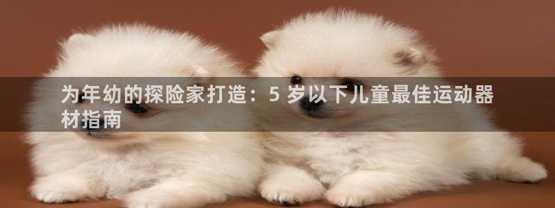 意昂3五金厂：为年幼的探险家打造：5 岁以下儿童最佳