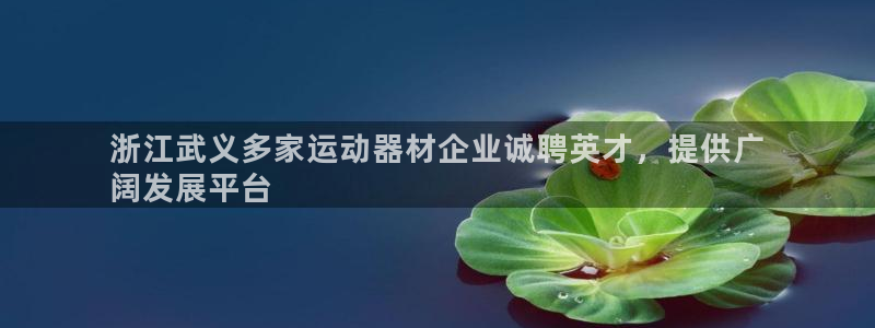 意昂体育3娱乐：浙江武义多家运动器材企业诚聘英才，提